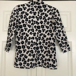 RESERVED bundle: Tahari sweater and White puffer coat